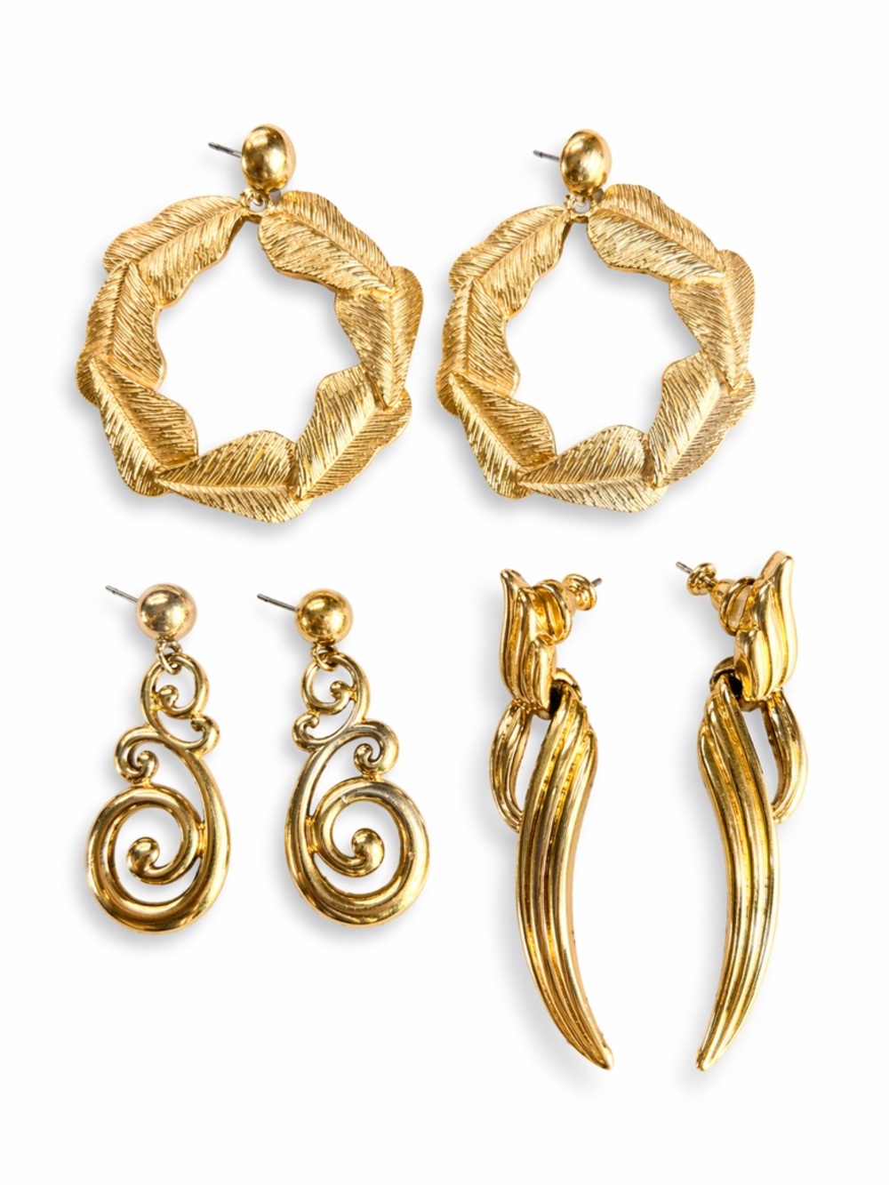 Lot of Vintage Trafari Earrings